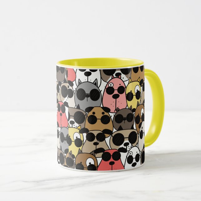 Tierillustration Tasse (VorderseiteRechts)