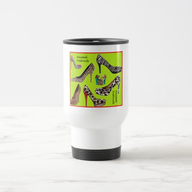 Tierinstinkt-Kaffee-Tasse Reisebecher (Mittel)
