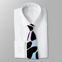 Tierische Kuh Spots Multicolor Neck Tie