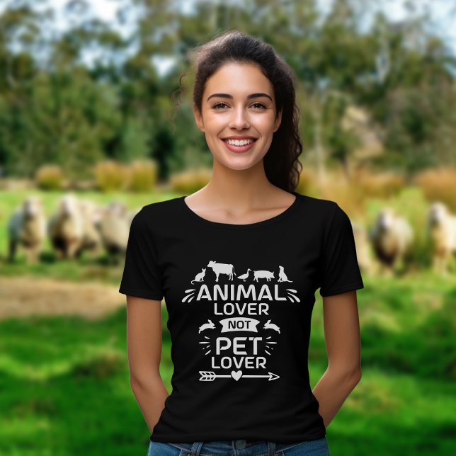 Tierische Liebe nicht tierische Liebe, Veganer Akt T-Shirt (Von Creator hochgeladen)