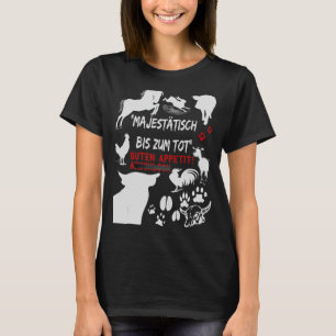 Tierische Liebe Vegan Vegetarischer Wert T-Shirt