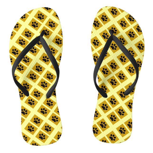 Tierische Paw-Prints Flip Flops (Fußbett)