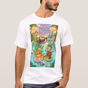 Tierische Poolparty T-Shirt
