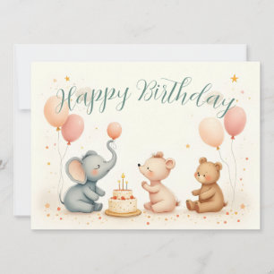 Tierischer Geburtstagsfreud mit Luftballons