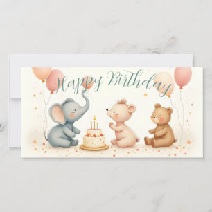 Tierischer Geburtstagsfreud mit Luftballons