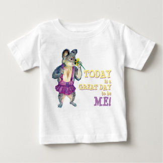 Tierischer Koala-großer Tag des Flanells, zum ich Baby T-shirt