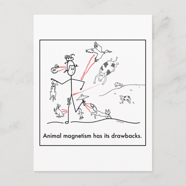 Tierischer Magnetismus: Postkarten (Vorderseite)