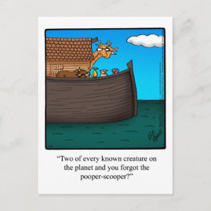 tierischer Spaß Postkarte "Spectickles"