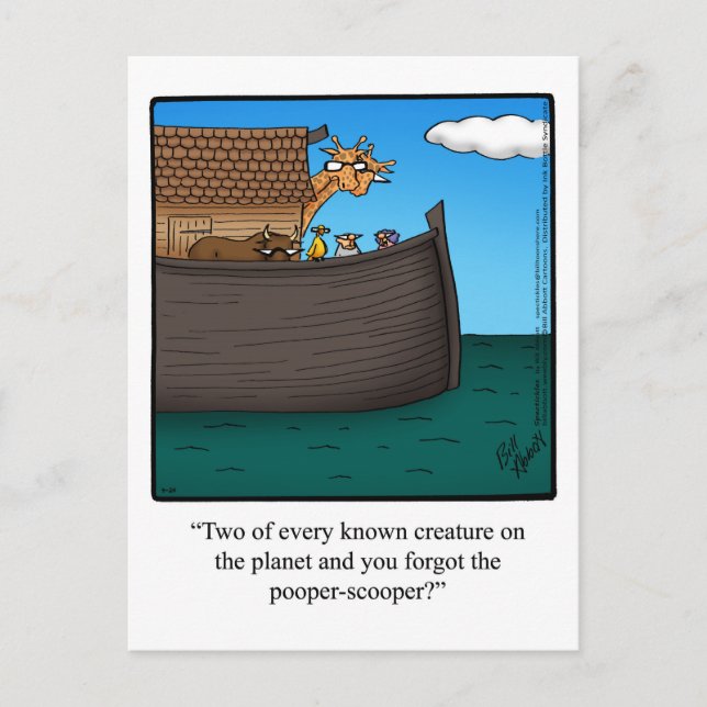 tierischer Spaß Postkarte "Spectickles" (Vorderseite)