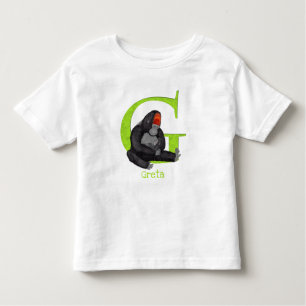 Tierisches ABC G ist für Gorilla-T - Shirt geeigne