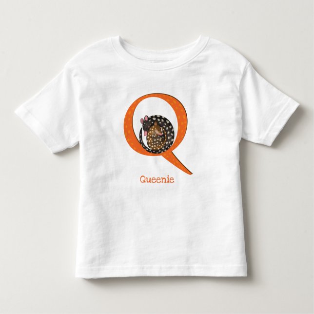 Tierisches ABC Q ist ein Quoll-T - Shirt (Vorderseite)