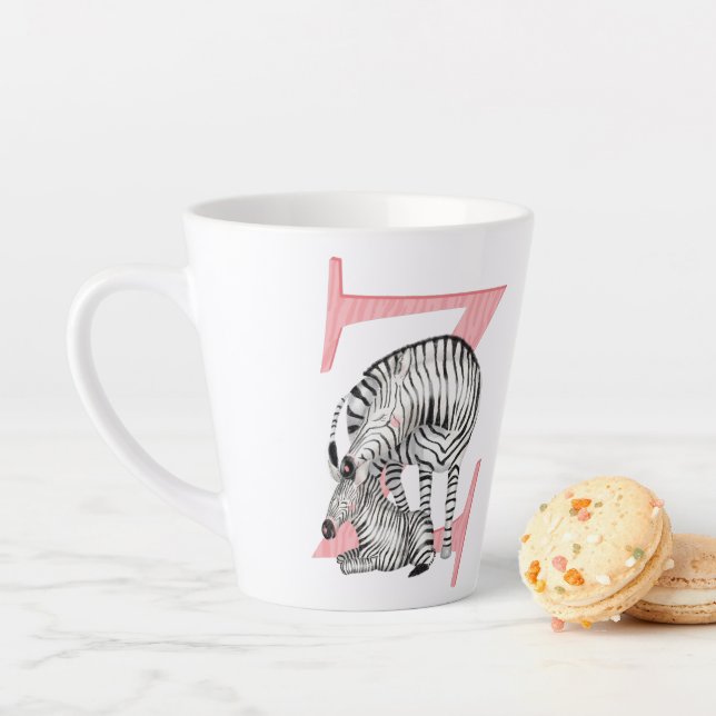 Tierisches ABC Z zur Behandlung der zebra latten T Milchtasse (Beispiel)