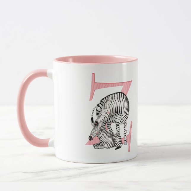 Tierisches ABC Z zur Behandlung der Zebra-Tasse Tasse (Links)