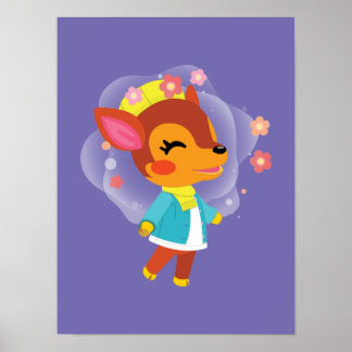 Tierisches Crossing Joyful Fauna Poster