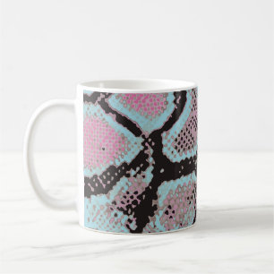 Tierisches Hautmuster, Vintages Design. Kaffeetasse