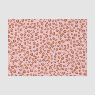 Tierisches Leopard Muster Red Gift Seidenpapier