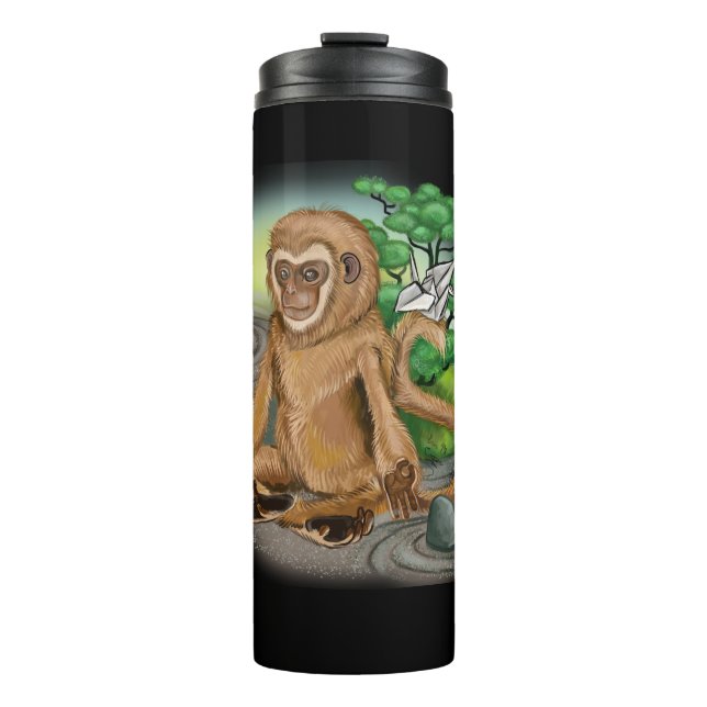 Tierjahr des Affen Thermosbecher (Vorderseite)
