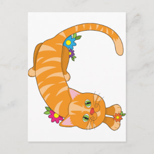 Tierkatze Postkarte
