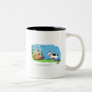 Tierklicken Zweifarbige Tasse