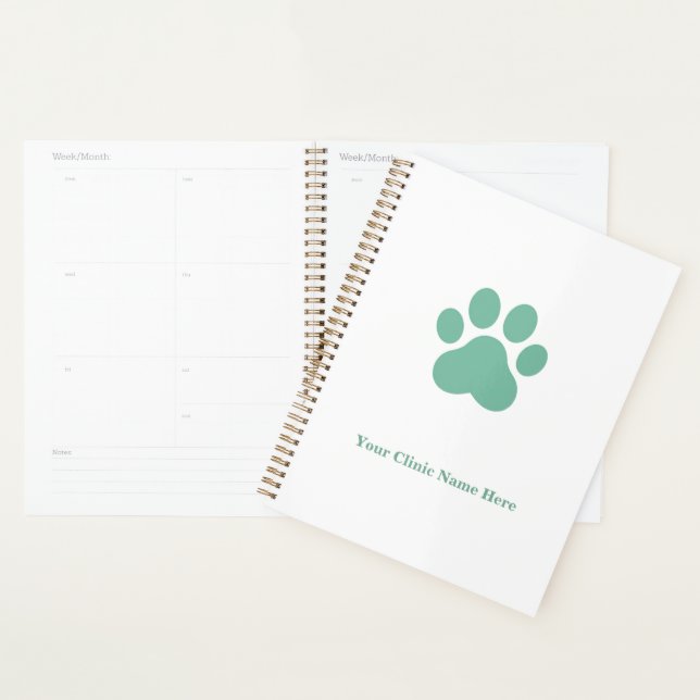 Tierklinik Individueller Name und Logo Planer (Anzeige)