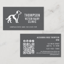 Tierklinik Vet Pet QR-Code Social Icon