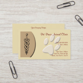 Tierklinik-Visitenkarte Visitenkarte