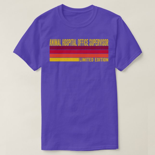 Tierklinikaufsicht T-Shirt (Design vorne)