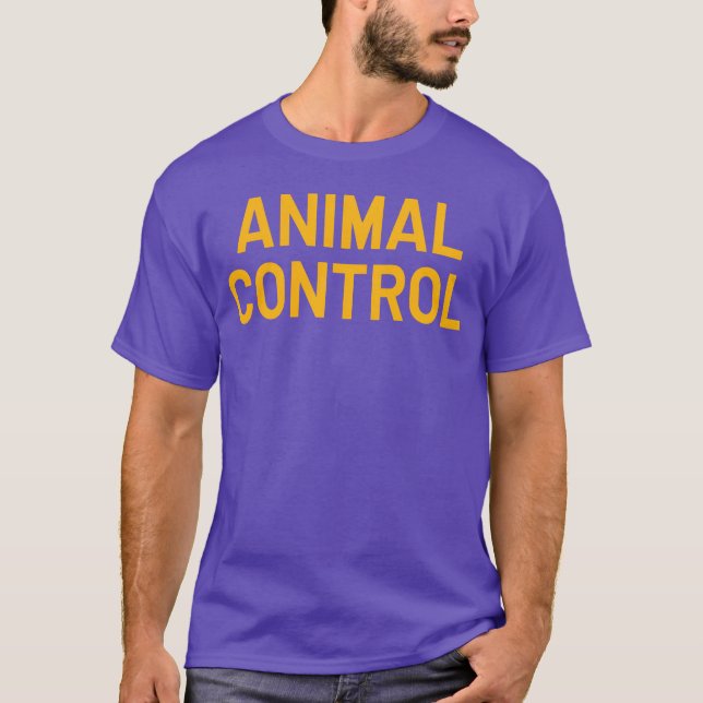 Tierkontrolle Retro T-Shirt (Vorderseite)