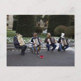 Tierkonzert Postkarte