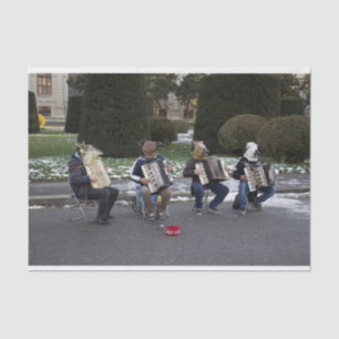 Tierkonzert Seidenpapier