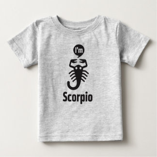 Tierkreis-Baby T-Shirt-Skorpion Baby T-shirt