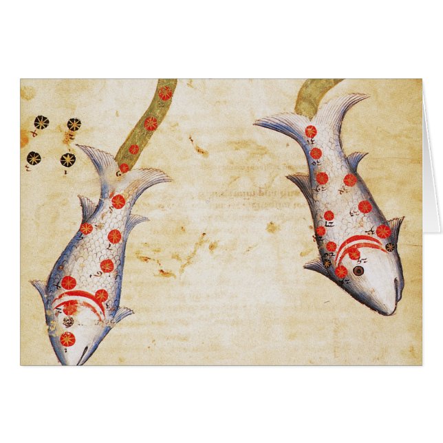 Tierkreis: Fische, C1350 (Vorderseite (Horizontal))