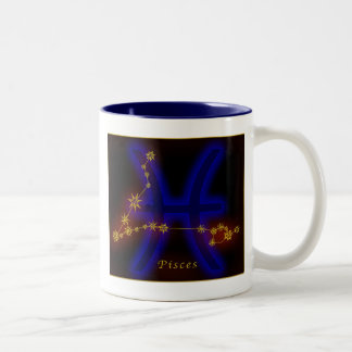 Tierkreis - Fische Zweifarbige Tasse