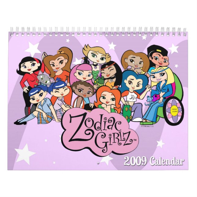 Tierkreis Girlz 2009 Kalender (Titelbild)