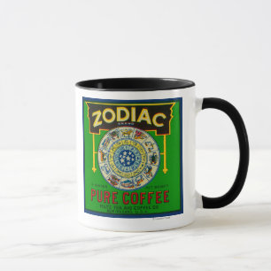 Tierkreis-Kaffee LabelNew Orleans, LA Tasse