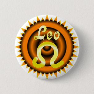 Tierkreis Löwe Button
