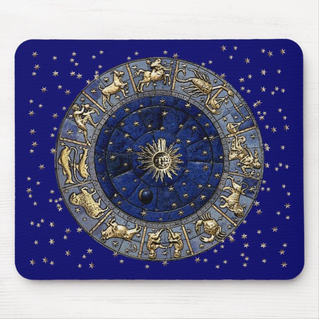Tierkreis-Rad Mousepad (Vorne)