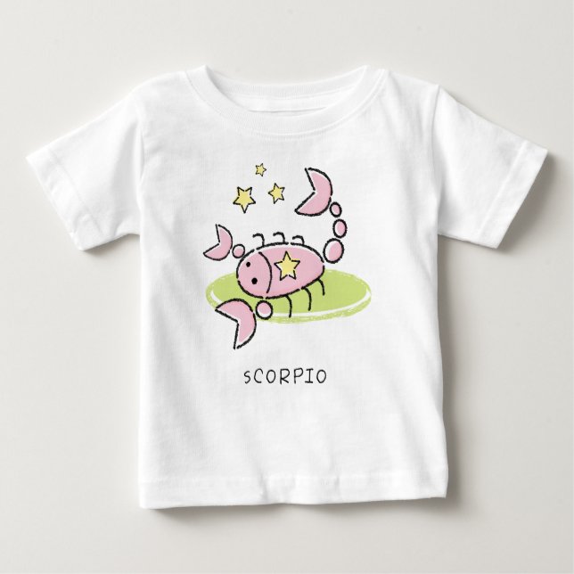 Tierkreis-Skorpion Baby T-shirt (Vorderseite)