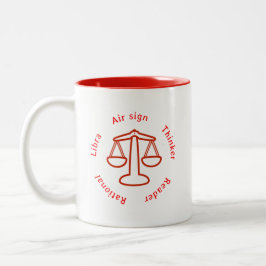 Tierkreis Tasse-Waage Zweifarbige Tasse