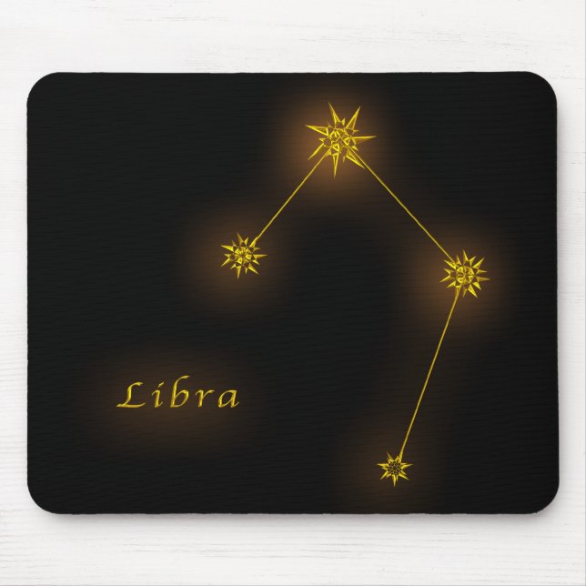Tierkreis - Waage Mousepad (Vorne)