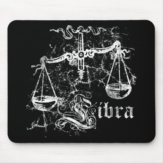 Tierkreis-Waage Mousepad (Vorne)