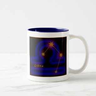 Tierkreis - Waage Zweifarbige Tasse