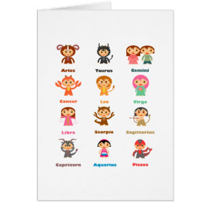 Tierkreis-Zeichen für Kinder