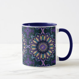 Tierkreis-Zeichen-Schütze-Mandala Tasse