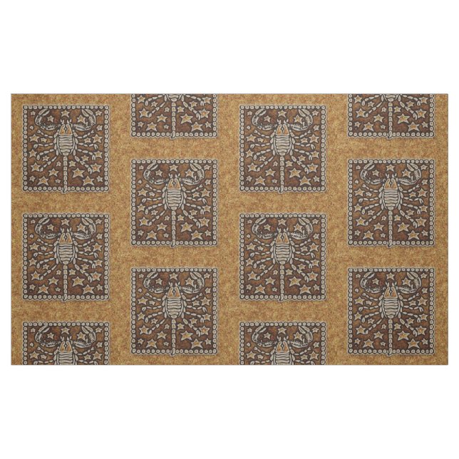 TIERKREIS-ZEICHEN-SKORPION STOFF (Fat Quarter (45,7 x 55,9 cm))