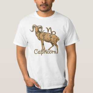 Tierkreis-Zeichen-Steinbock-Symbol T-Shirt