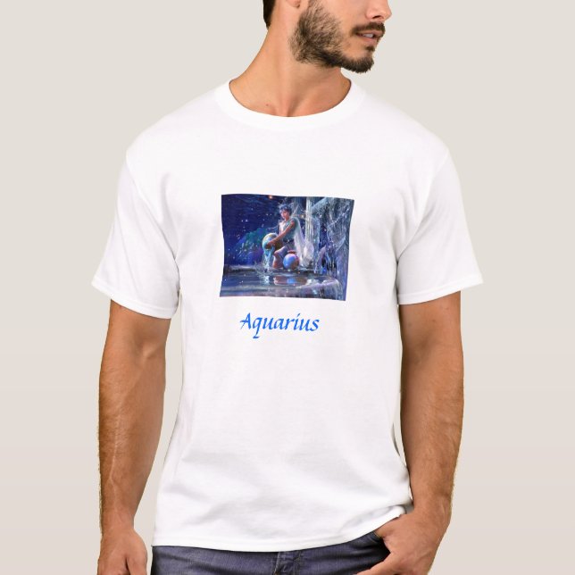 Tierkreis-Zeichen - Wassermann T-Shirt (Vorderseite)