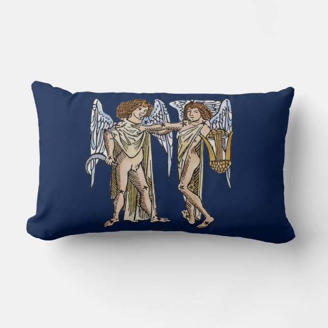 Tierkreis: Zwillinge, 1482 Lendenkissen (Vorderseite)