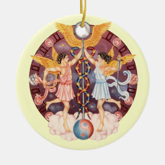 Tierkreis-Zwillinge - fertigen Sie es besonders Keramik Ornament