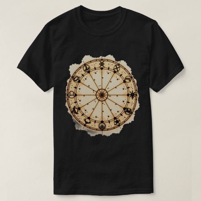 Tierkreisrad T-Shirt (Design vorne)
